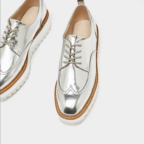 Zara silver platform shoes - Picture 5 of 8